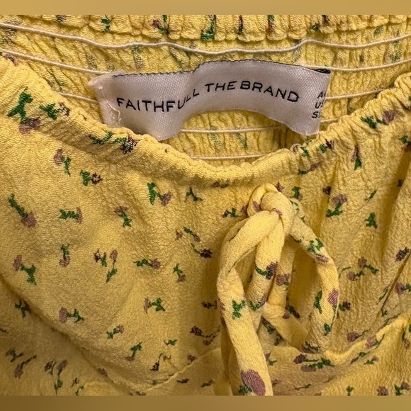 Faithfull the Brand Dress- La Flica Floral Evelyn Midi dress M $189 - Picture 12 of 12